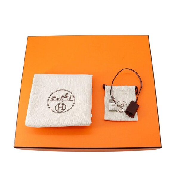 HERMES Herbag Zip Le Tourne Size PM/31 Toile Officier/Vache Hunter Leather - Picture 11 of 11